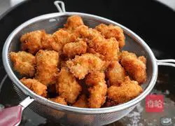 Illustration of how to make spicy chicken popcorn 8