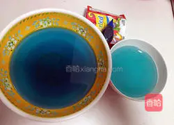 Illustration of how to make yogurt ocean mousse 7