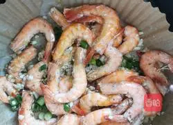 Salt and pepper shrimp (air fried) Illustration of how to make the pot version) 10