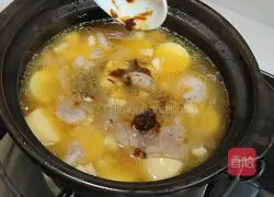Illustration of how to make shrimp and tofu pot 9