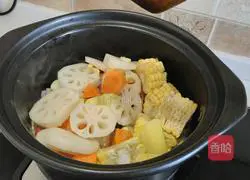 Illustration of how to make Korean assorted pot 9