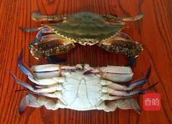 Illustration of how to make steamed swimming crabs 2