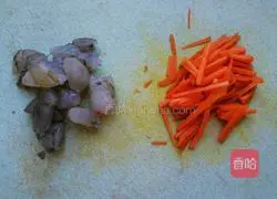 Illustration of how to make carrot and shrimp cake 2