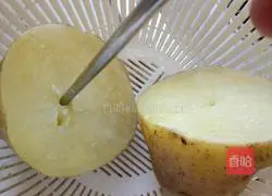 Illustration of how to make coriander mashed potatoes 2