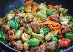 Illustration of Northeastern Eggplant Sliced Pork Slices 11