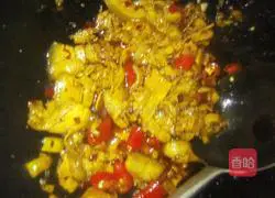 Twice-cooked Pork with Pickled Radish Illustration of how to do it 7