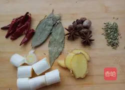 Illustration of braised lamb chops 4