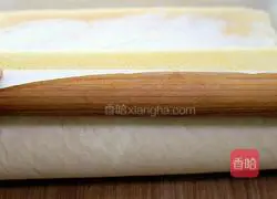 Yellow Peach Cream Cake Roll Recipe Illustration 19