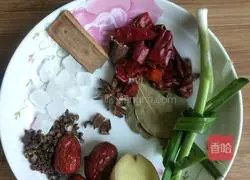 Illustration of braised pork head meat 2