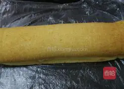 Illustration of how to make orange cream cake roll 9