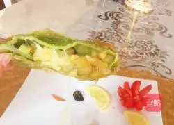 Illustration of how to make Bear Cheese Apple Pie 6