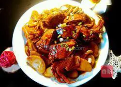 Illustration of how to make hairy crab fried rice cake 8