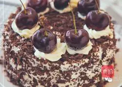 Black Forest Cake Recipe Illustration 13 