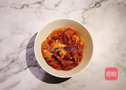 Illustration of how to make fried meat with white mushrooms 2