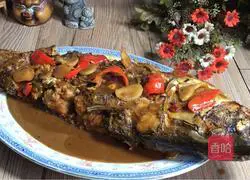 Illustration of how to cook whole fish with ginger 13