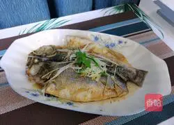 Illustration of steamed sea bass 9