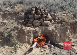 Illustration of how to make beggar's chicken 4