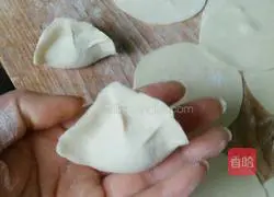 Illustration of how to make mackerel stuffed dumplings 11