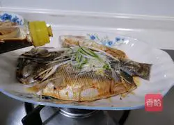Illustration of how to make steamed seabass 7