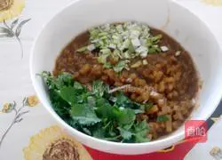 Illustration of how to make dry tofu rolls with mashed potatoes 6