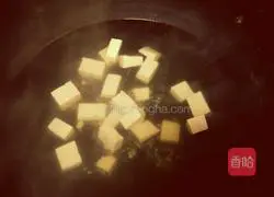 Illustration of how to cook Mapo Tofu 2