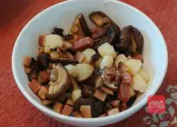 Illustration of how to make glutinous rice chicken 3