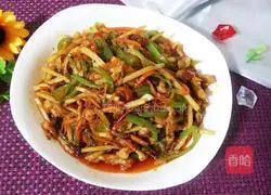 Fish-flavored shredded pork (less meat version) ) illustration 22