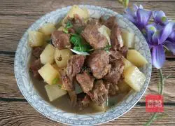 Illustration of Beef Stewed Radish Recipe 16