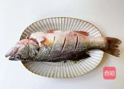 Illustration of how to make steamed seabass 6