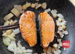 Illustration of how to make teriyaki salmon 7