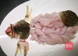 Illustration of how to make squirrel mandarin fish 2