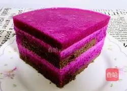 Pitaya mousse cake 6-inch recipe illustration 12