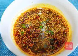 Illustration of how to make spicy saliva chicken 9