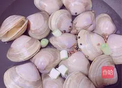 Illustration of how to cook clams in clear water 3