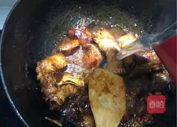 Braised pork ribs Illustration of practice 16