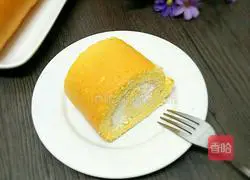 Illustration of how to make original cream cake roll 13