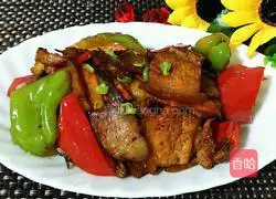 Illustration of the non-spicy twice-cooked pork recipe 17