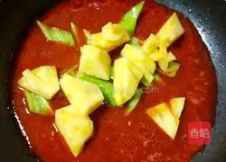 Pineapple shrimp (sweet and sour version) recipe 7