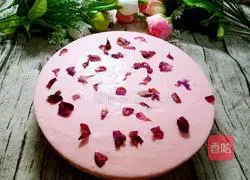Rose Petal Mousse Cake Recipe Illustration 12