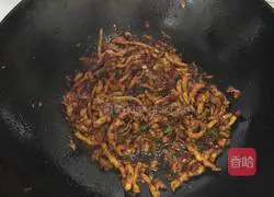 Illustration of home-style fish-flavored shredded pork 6