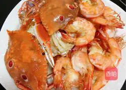 Illustration of how to make spicy crab pot 1