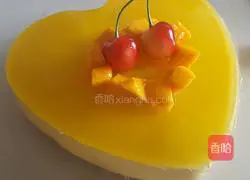 Yoghurt mango mousse six-inch heart-shaped model version illustration 9