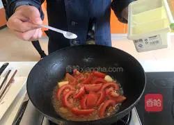 Illustration of how to cook redwood fish with tomatoes 8