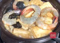 Illustration of how to make shrimp and tofu stew 13