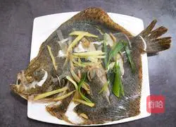 Illustration of how to make steamed turbot 9