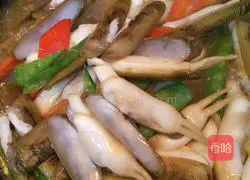 Illustration of how to stir-fry jellyfish 6