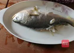 Illustration of braised large yellow croaker 2