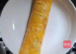 # steamed vegetables# Illustration of how to make steamed egg rolls with minced meat 9