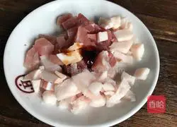 Illustration of steamed pork with orange spice powder 3