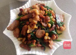 Explode Illustration of how to make fried pork slices 7